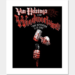 Van Helsing's Woodworking Posters and Art